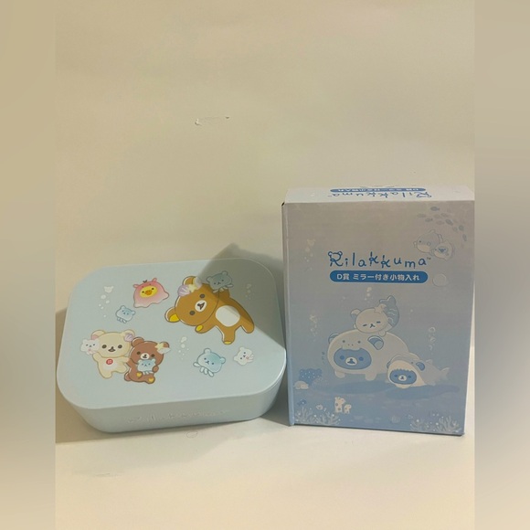 Rilakkuma Sea Life Mirrored Accessory Storage Case - Picture 1 of 11